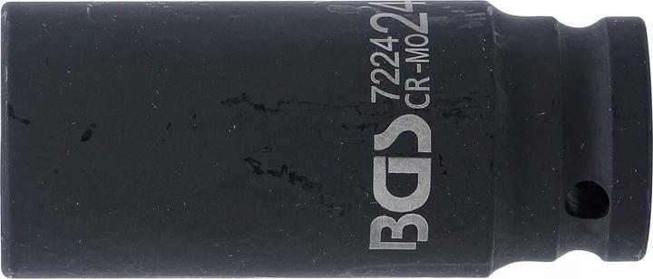 Produktbild BGS Kraft-Steckschlüssel-Einsatz Sechskant, tief Antrieb Innenvierkant 12,5 mm (1/2") SW 24 mm (24 mm)