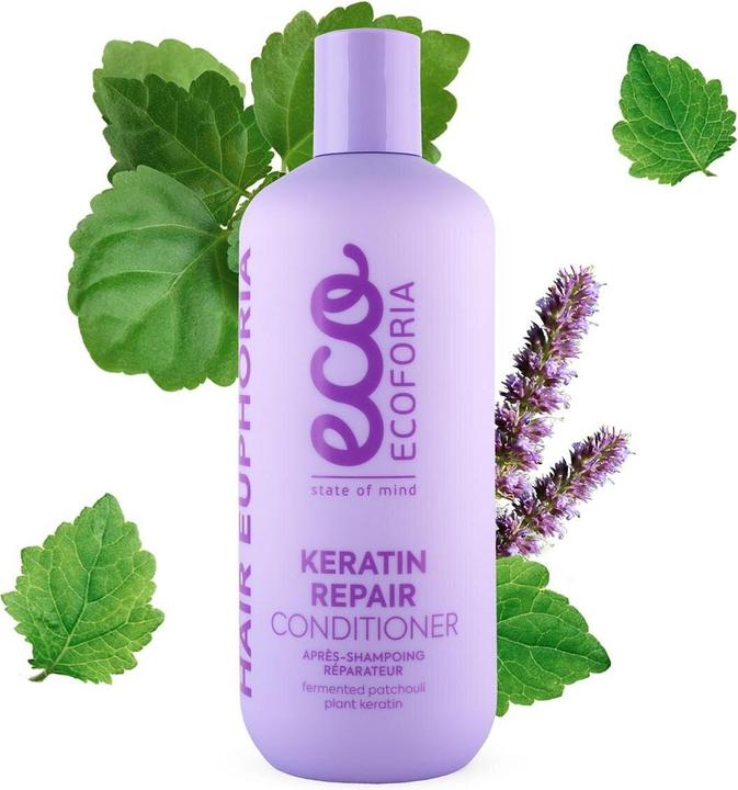 Image du produit Ecoforia Conditionneur réparateur à la kératine 400ml (400 ml)