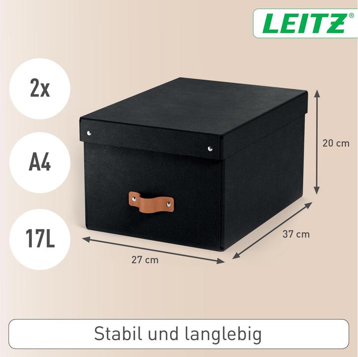 Actual product image Leitz Storage Box Puro Medium with Lid (A4)