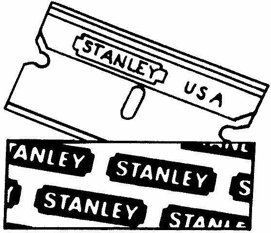 Actual product image Stanley Glass scraper (Replacement blade)