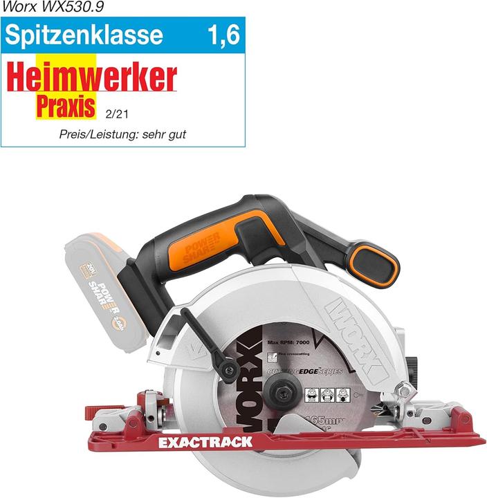 Actual product image Worx Exactrack