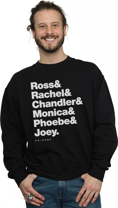 Immagine prodotto Friends First Names Text Felpa Uomo (XXL)