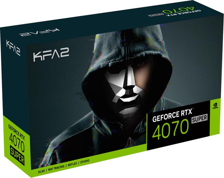 Actual product image KFA2 GeForce RTX 4070 Super 2X 1-Click OC (12 GB)