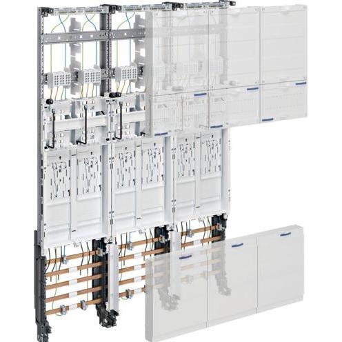 Hager, Systemstromversorgung, Komplettfeld TAB NS-Nord ZL3EL26N 6Z 3feldrig eHZ H 1050mm