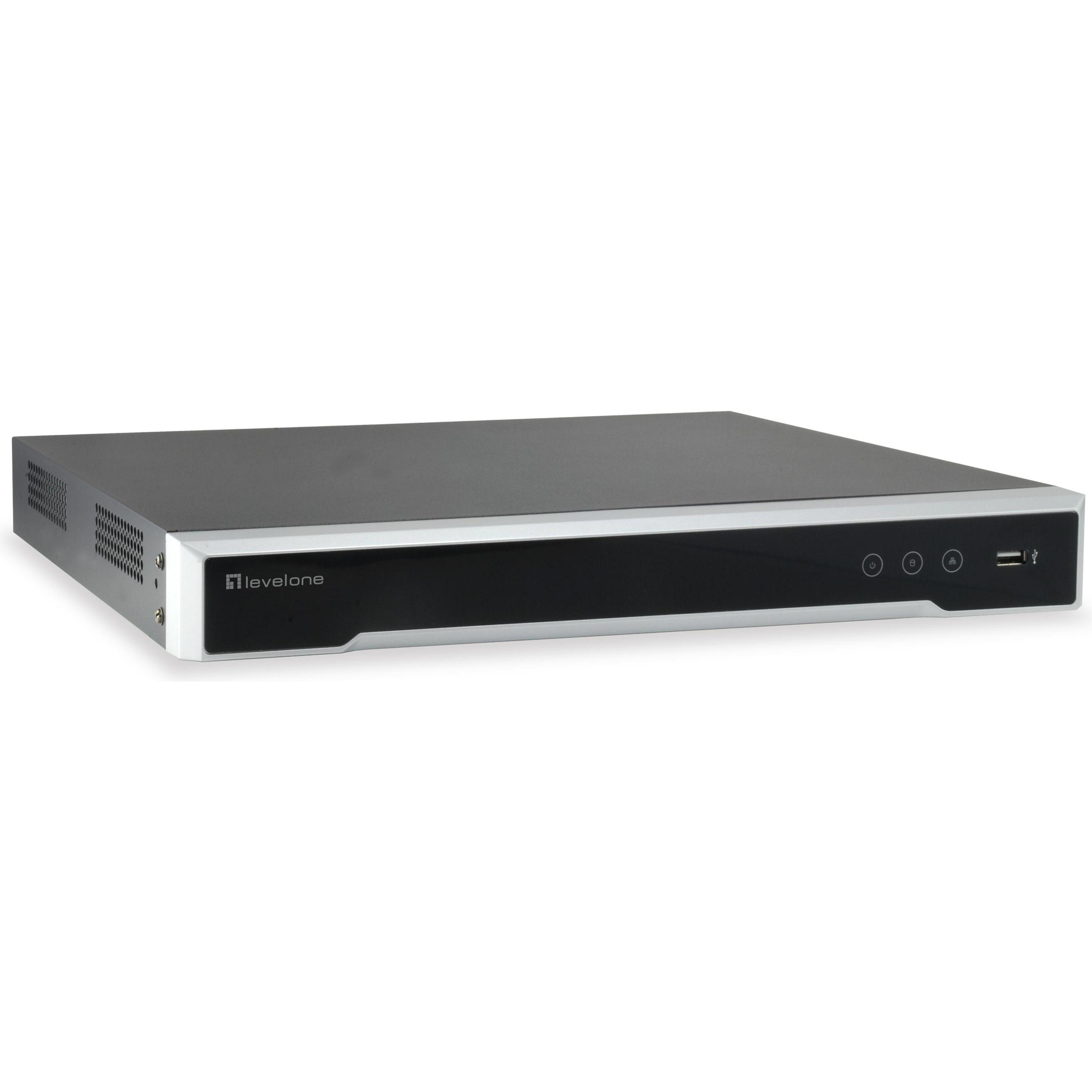 LevelOne NVR-0508 8 canali PoE Network Video Recorder 8 uscite PoE H.265/264 (Videoregistratore di rete (NVR)), Accessori per telecamere di rete