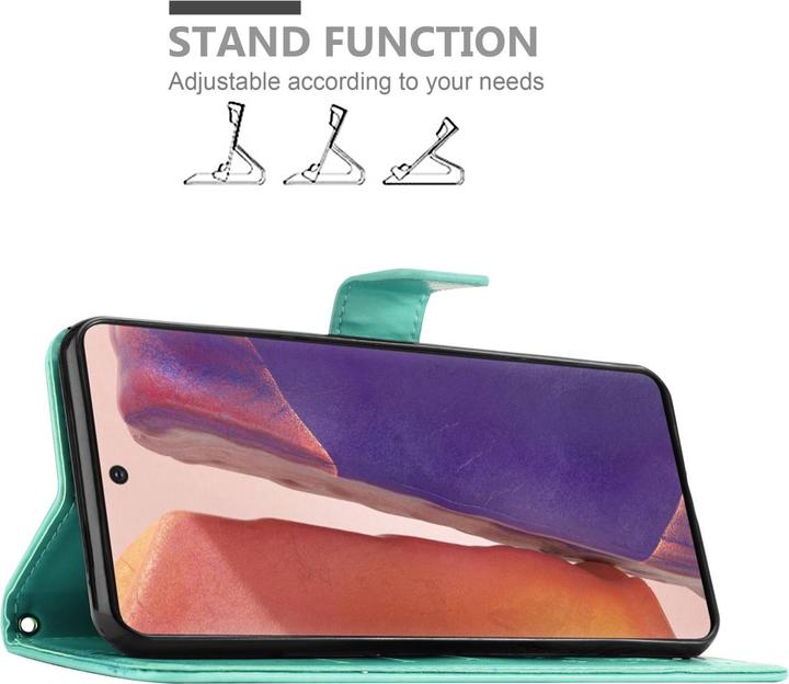 Image du produit Cadorabo Flower Book Housse pour Samsung Galaxy NOTE 20 (Samsung Galaxy Note 20)