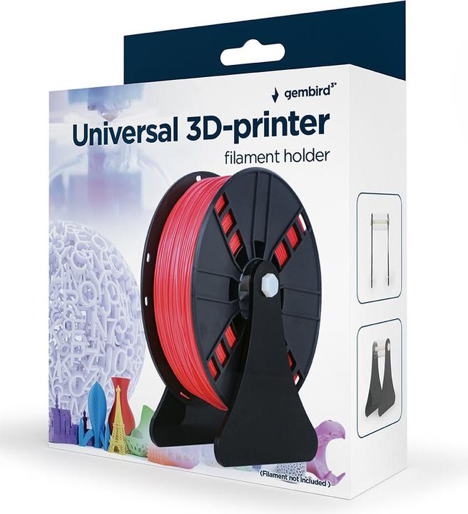 Produktbild Gembird Filament, PLA Rot/Lila, 1.75 mm, 1 kg (PLA, 1000 g)