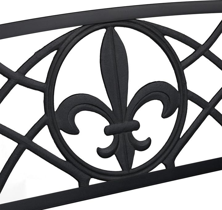 Actual product image Relaxdays Garden bench flower