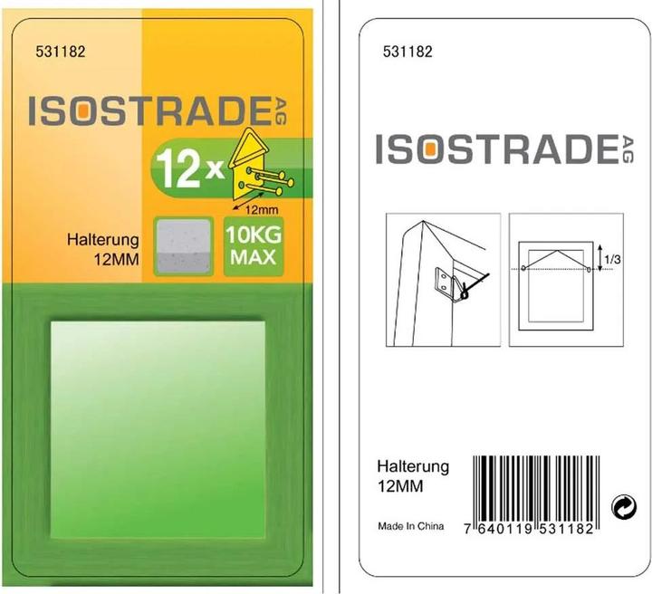 Isostrade Halterung 12 mm