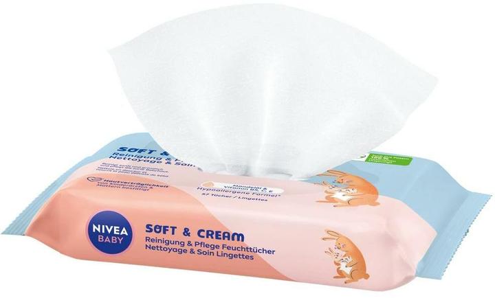Image du produit NIVEA Soft & Cream Feuchttücher QUATTRO (4 x 57 pcs)