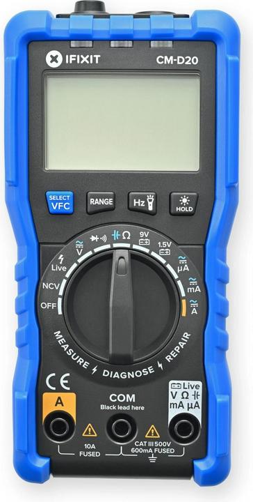 Produktbild iFixit Digital Multimeter (CAT III 1000V, CAT III 500V, CAT IV 600V, Hand-Multimeter)