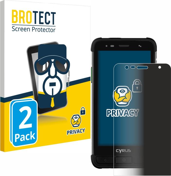 Actual product image BROTECT Anti-spy privacy film Blue light protection film (2 Piece, Cyrus CS 45 XA)