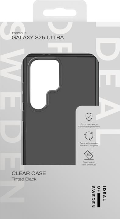 Actual product image iDeal Of Sweden Galaxy S25 Ultra Clear Case - Tinted Black (Samsung Galaxy S25 Ultra)