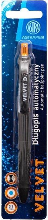 Actual product image Astra Samt-Druckkugelschreiber, 0,7 mm (Black, 1x)