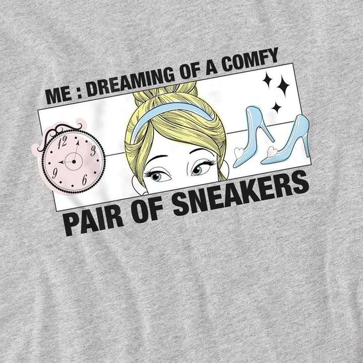 Produktbild Cinderella Dreaming Of Comfy Sneakers Sweatshirt (128)