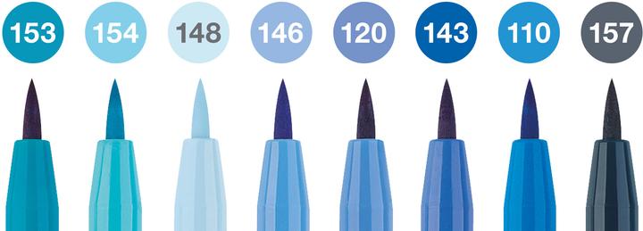 Produktbild Faber-Castell Filzstift Pitt Artist Pen Brush The Blues (Blau, 1 x)