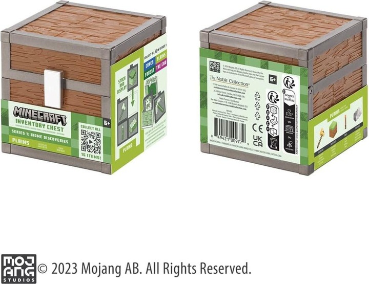 Actual product image Noble Collection Minecraft Loot Chest Plains 10 cm