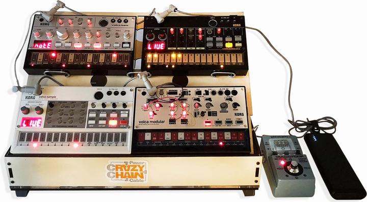 Actual product image MyVolts SUNVAR8 - Crazy Chain Volca Train Gang