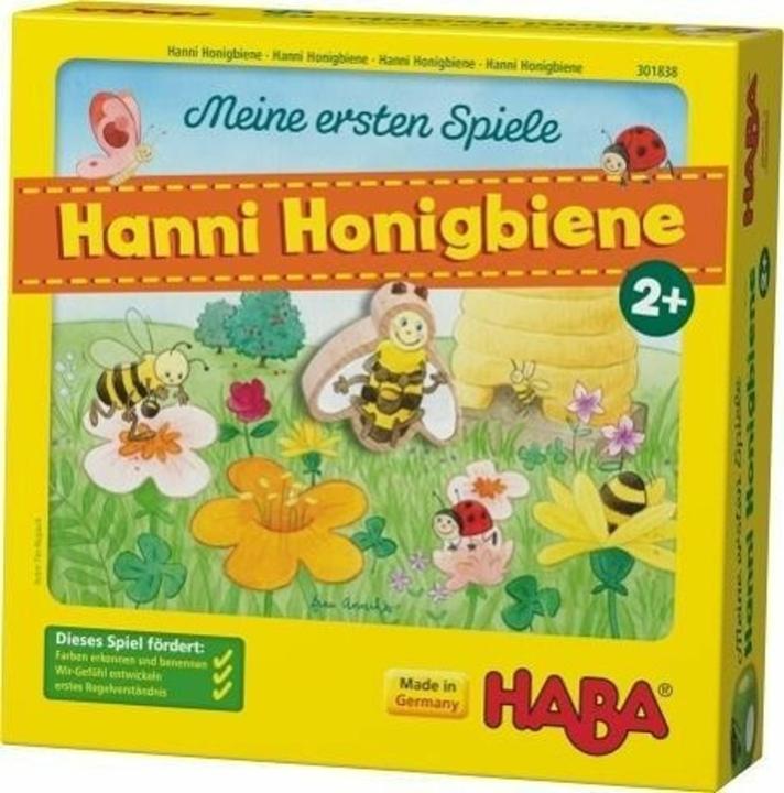 Produktbild Haba Hanni Honigbiene (Deutsch, Englisch, Französisch, Italienisch, Niederländisch, Spanisch, 1 - 4 Spieler)