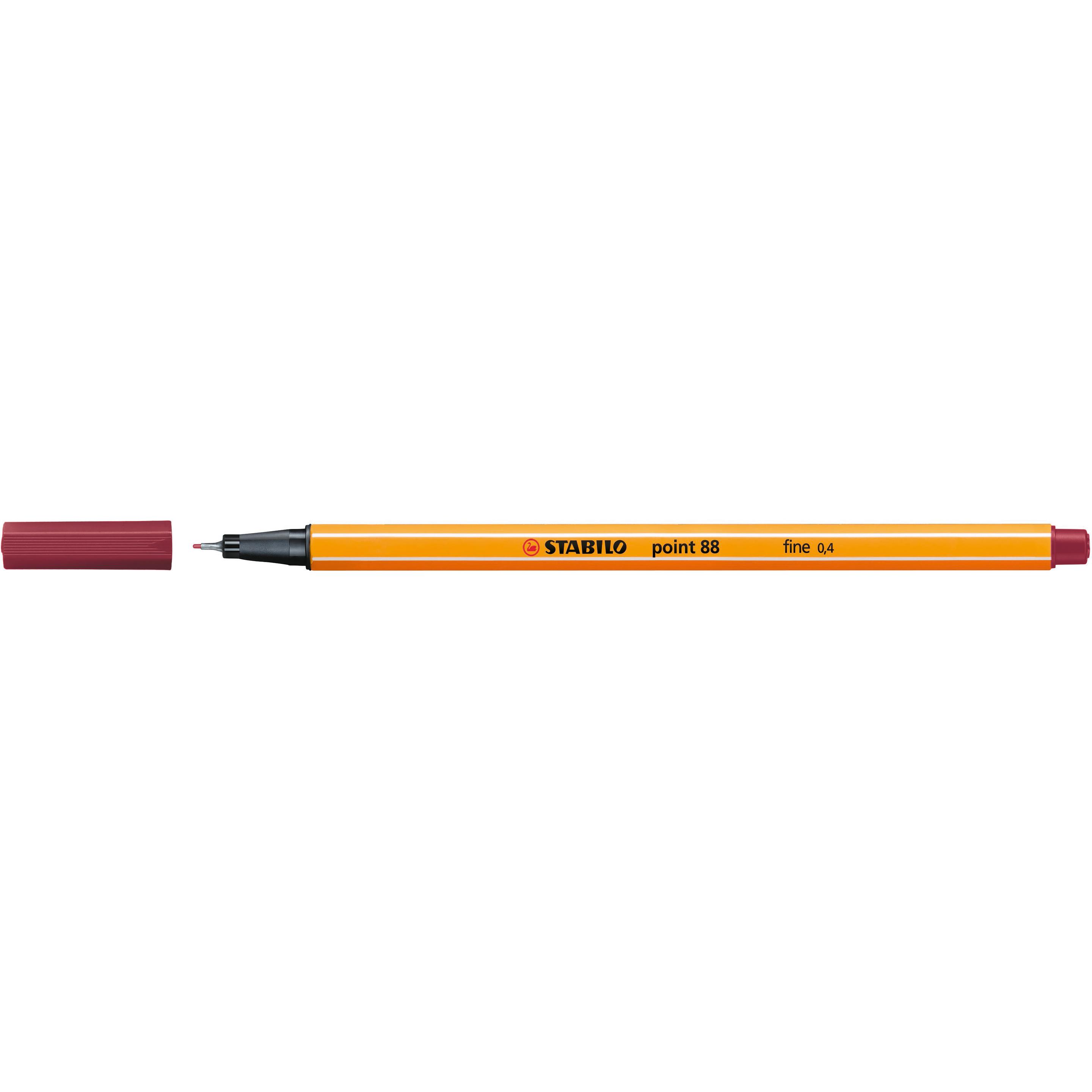 STABILO, Schreibstifte, point 88 Fineliner (Purpur, 1 x)