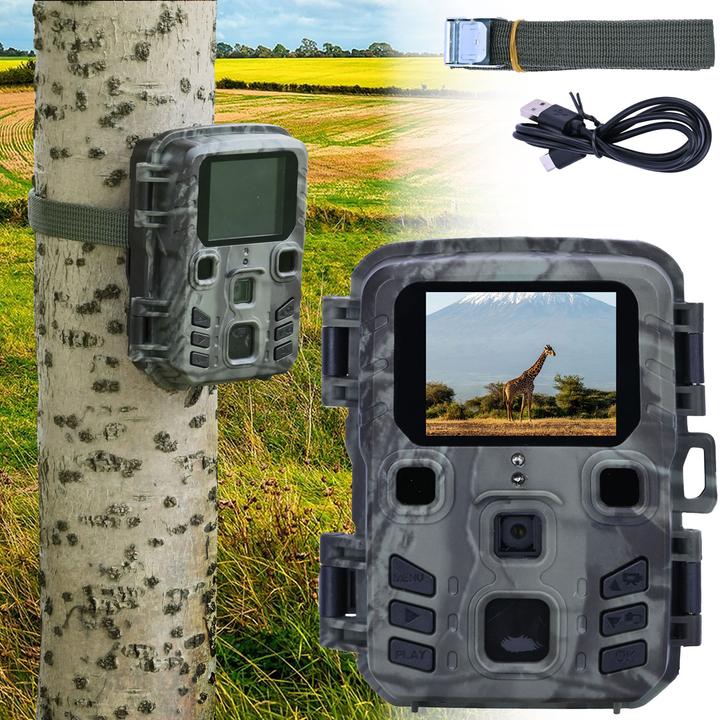 Image du produit Casativo Caméra compacte Full HD pour animaux sauvages avec détecteur de mouvement et vision nocturne