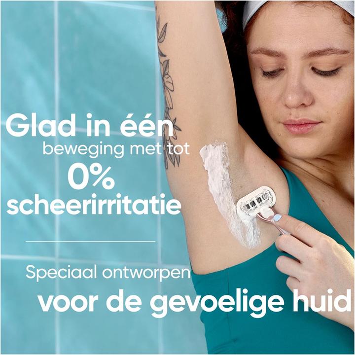 Actual product image Gillette Venus Pro Smooth Sensitive Systemklingen 10er+Reiseschutzkappe Rasierklingen (10x)