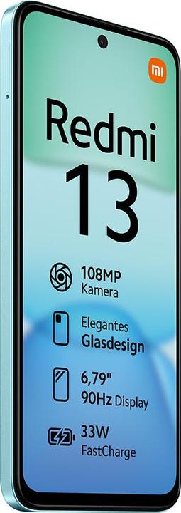 Actual product image Xiaomi Redmi 13 (256 GB, Ocean Blue, 6.79", Hybrid Dual SIM, 108 Mpx, 4G)