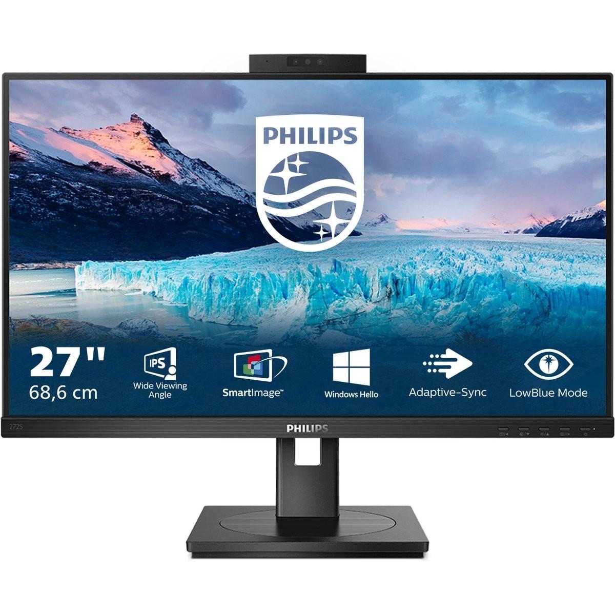 Philips 272S1MH/00 (1920 x 1080 Pixel, 27"), Monitor, Schwarz