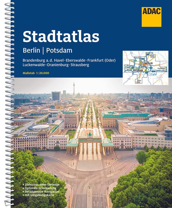 Produktbild ADAC Stadtatlas Berlin/Potsdam 1:20 000