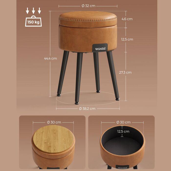 Produktbild Vasagle Hocker «Ekho» mit Stauraum