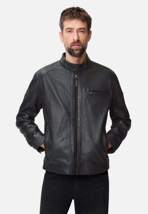 Actual product image Camel Active Biker Lederjacke mit Innentaschen (54)