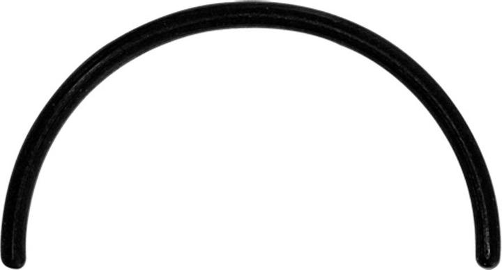 Produktbild Star Piercing Circular Barbell-Stab schwarz (Kunststoff, ohne Messing)