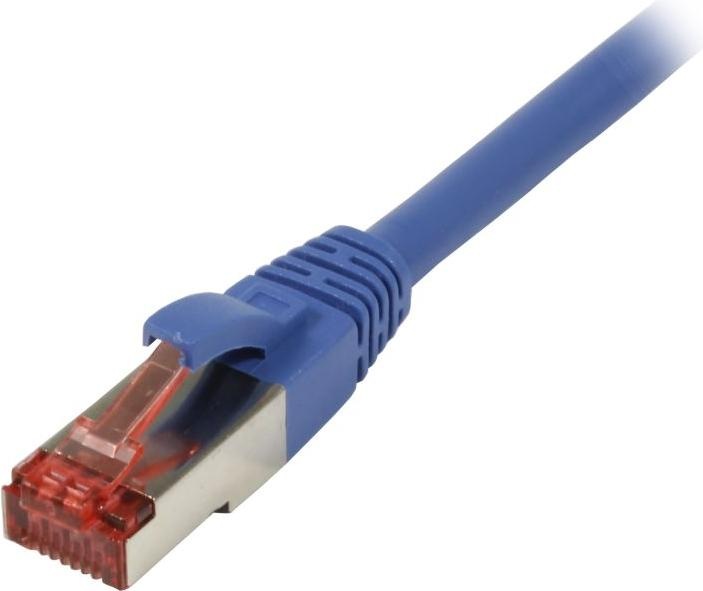 Actual product image Synergy 21 S216943 Network cable 0.15 m Cat6 S/FTP (S-STP) Blue (S/FTP, CAT6, 0.15 m)