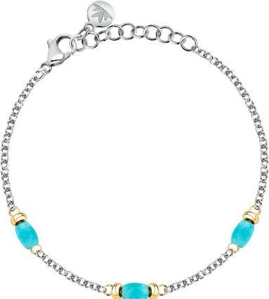 Actual product image Morellato Steel bicolour bracelet with beads Colori SAXQ16 (Steel)