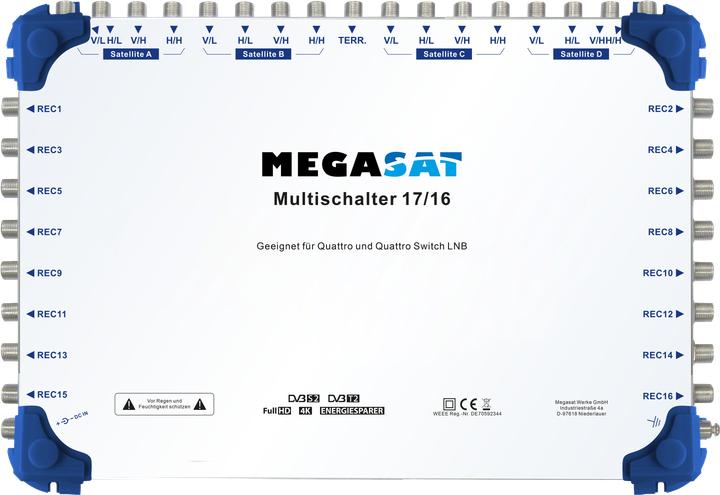 Produktbild Megasat Multiswitch 17/16 (Multischalter)