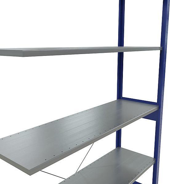 Actual product image eurokraft pro Boltless shelving, single row