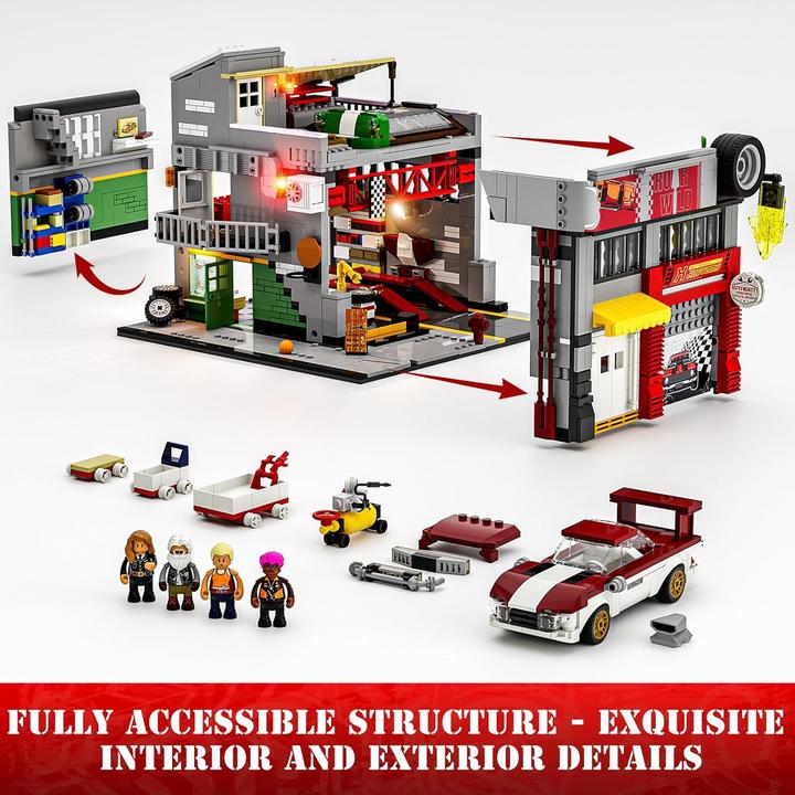 Image du produit Lumibricks Street Mod Garage