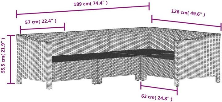 Produktbild vidaXL Baptiste