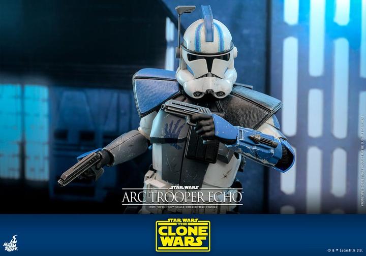 Produktbild Hot Toys Star Wars: The Clone Wars Actionfigur 1/6 Arc Trooper Echo 30 cm