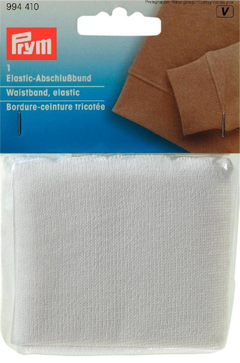 Image du produit Prym Elastique de finition, blanc Carte 1 pc.