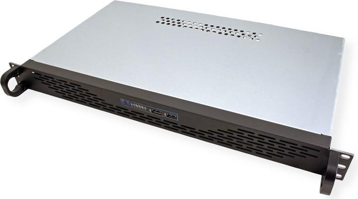 Actual product image Intertech IPC 1HU-K-125L 48,26cm 19inch 1RU IPC enclosure w. 1x 8,9cm 3,5inch int. o 2x 6,35cm 2,5inch i...