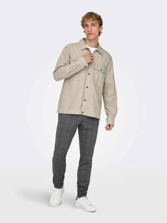 Produktbild Only & Sons Locker geschnitten Hemdkragen Hemd Hemd (S)