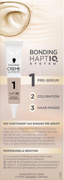 Produktbild Schwarzkopf Creme Supreme Creme Supreme Coloration 8-16 Kühles Aschblond (8-16 Kühles Aschblond)