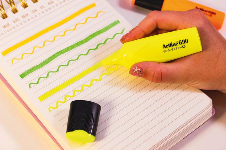 Actual product image Artline Textmarker EK690 Eco-Green