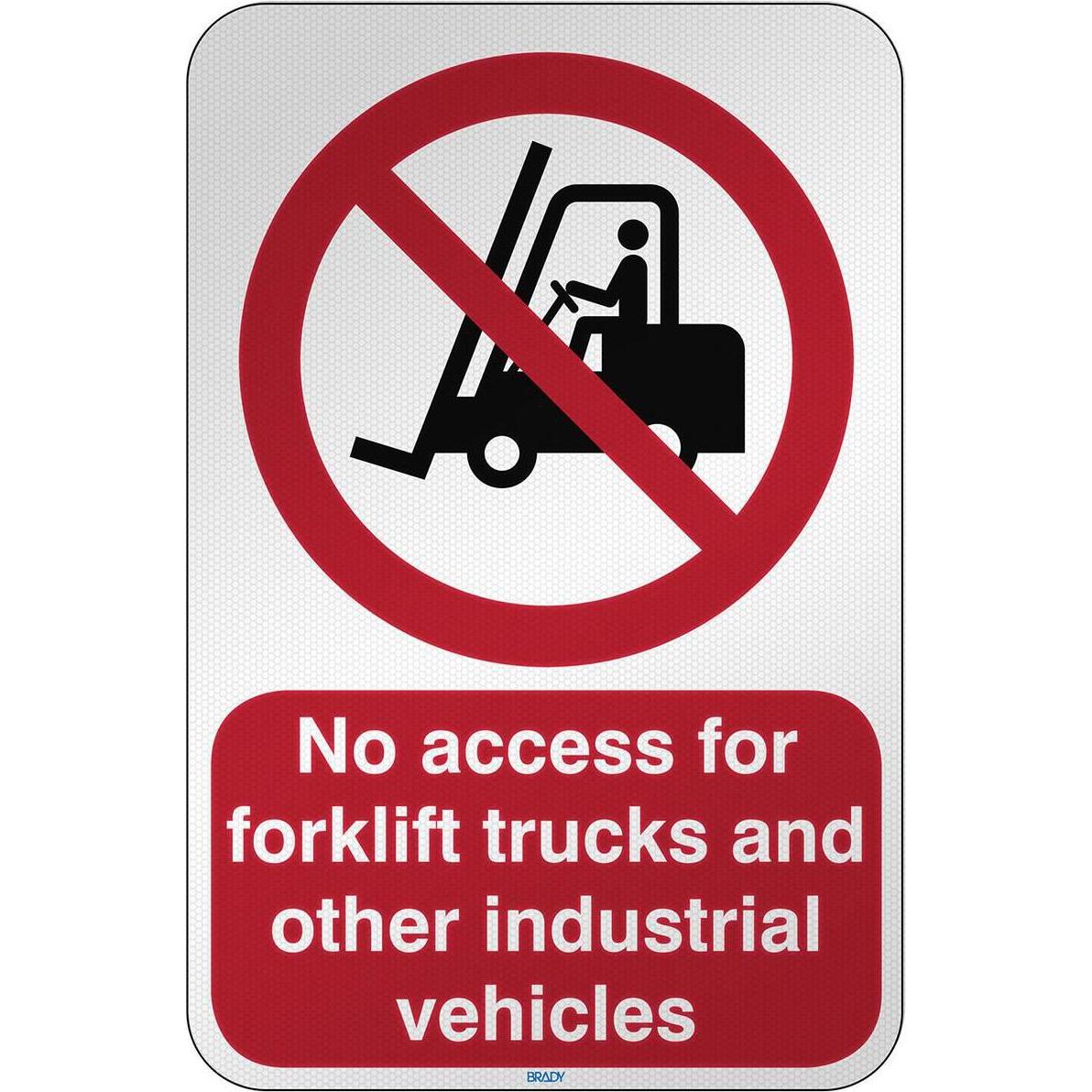 Brady, Etiketten, ISO Safety Sign - No access