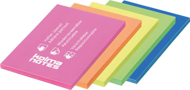 Image du produit Kolma Notes adhésives A7 statiques assorties (74 x 105 mm)