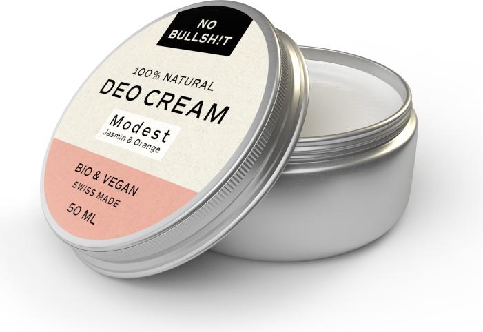 Produktbild NO BULLSH!T Deo Cream Modest (Crème, 50 ml)