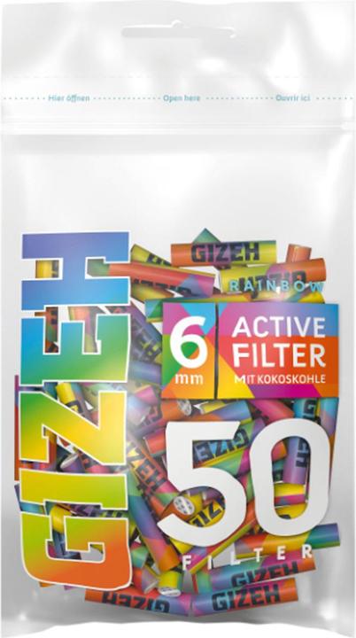Produktbild Gizeh Rainbow Active Filter 6mm Display 10pcs