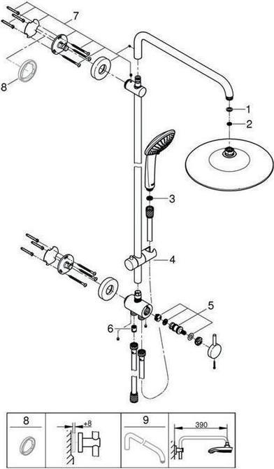 Produktbild Grohe Euphoria System 260 Duschsystem