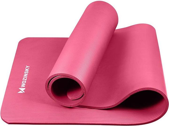 Immagine prodotto NoName Wozinsky Gymnastikmatte 181 x 63 x 0,9 cm dicke Gymnastik Yogamatte rosa (9 mm)